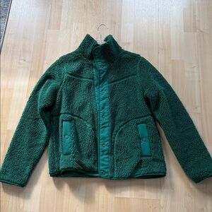 L.L. Bean Forest Green Fleece Jacket